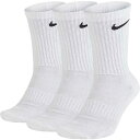 ナイキ 3P エブリディクッション クルーソックス 靴下 3足セット NIKE SX7664-100 ホワイト