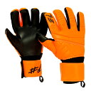 ハッシュタグワン 1 FEARESS フェアレス 大人用 サッカー キーパーグローブ GKグローブ HashTagOne FOB-ORANGE/BLACK