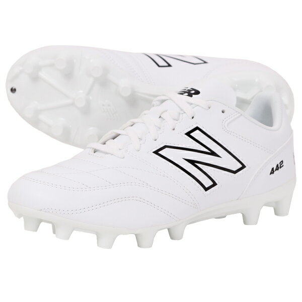 ニューバランス 442 ACADEMY HG 大人用 サッカースパイク NewBalance MS43HWT2-2E-WHITE