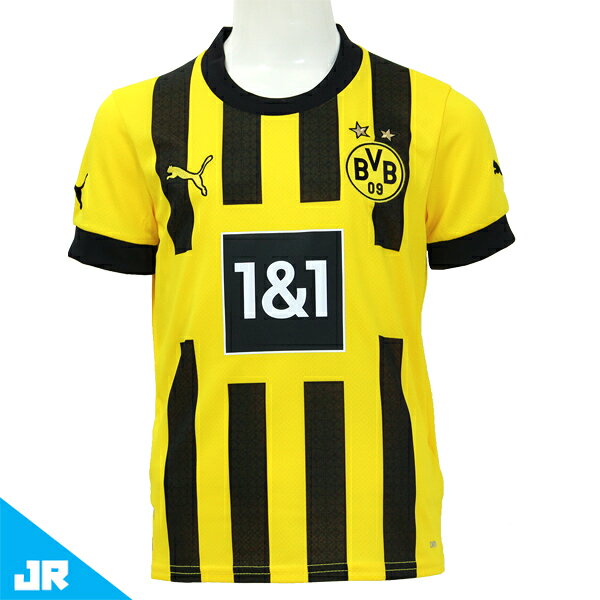 プーマ 22-23 ドルトムント BVB ホーム SS レプリカシャツ JR ジュニア 子供用 サッカー レプリカユニフォーム puma 765891-01