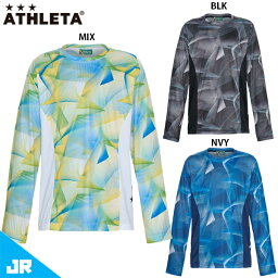 アスレタ JR グラフィックプラロンT ジュニア 子供用 サッカー フットサル プラクティスシャツ 長袖 ATHLETA 02371J