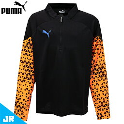 プーマ INDIVIDUALCUP トレーニング 1/4 ジップトップ JR ジュニア 子供用 サッカー トレーニングトップ puma 658679-50