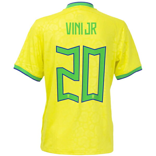 【スピード出荷】ナイキ 2022 ブラジル代表 ホーム レプリカユニフォーム 20 ヴィニシウス 大人用 サッカー レプリカシャツ 半袖 NIKE DN0680-741