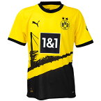 プーマ 23-24 BVB ドルトムント ホーム レプリカシャツ 大人用 サッカー レプリカユニフォーム 半袖 puma 770604-01