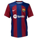 ナイキ 23-24 FCB FCバルセロナ ホームレプリカユニフォーム 大人用 サッカー レプリカシャツ 半袖 NIKE DX2687-456