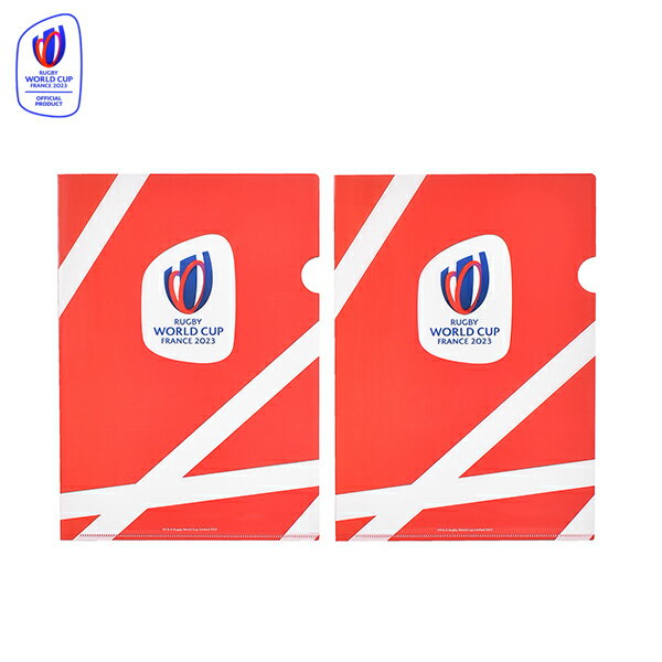 RWC ラグビー日本代表 クリアファイル2枚セット ラグビーワールドカップ 2023 フランス サポーターグッズ RWC35824