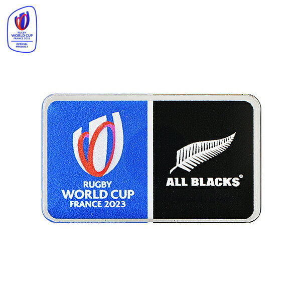 RWCxALL BLACKS アクリルピンバッジ ラ