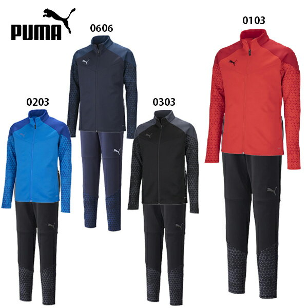 プーマ TEAMCUP トレーニングジャケット パンツ 大人用 サッカー トレーニングウェア 上下セット puma 658442/658444