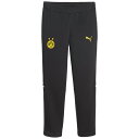 プーマ 23-24 BVB ドルトムント カジュアル パンツ 大人用 サッカー ロングパンツ puma 771843-02(4)