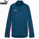 プーマ INDIVIDUAL BLAZE トレーニング 1/4 ジップトップ レディース 女性用 サッカー トレーニングトップ puma 658301-10
