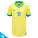 ナイキ 2024 CBF ブラジル代表 JR ホームレプリカユニフォーム ジュニア用 サッカー レプリカシャツ 半袖 NIKE FJ4409-706