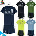 スボルメ JrロゴプラT24SDG 切替ポケ付きショーツ24SDG ジュニア用 サッカー フットサル プラクティス上下セット SVOLME 1241-25200/1241-25402