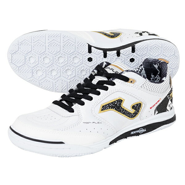 z} TOP FLEX REBOUND 2432 WHITE BLACK INDOOR lp tbgTV[Y ChAp Joma TORS2432IN-WHTGLD