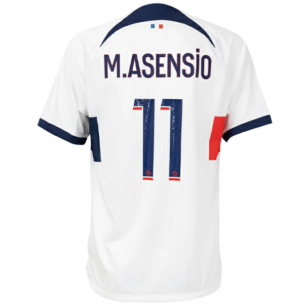 【スピード出荷】ナイキ 23-24 PSG パリサンジェルマン #11 アセンシオ アウェイレプリカユニフォーム 大人用 サッカー レプリカシャツ 半袖 NIKE DX2693-101