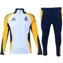 アディダス 24-25 レアル・マドリード トレーニングトップ&パンツ 大人用 サッカー トレーニングウェア上下セット adidas JNN37-IT5118/...