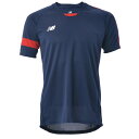 ニューバランス JR ゲームシャツ ジュニア用 サッカー プラクティスシャツ 半袖 NewBalance JJTF0489-NRD