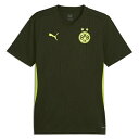 プーマ 24-25 BVB ドルトムント トレーニングSSシャツ 大人用 サッカー プラクティスシャツ 半袖 puma 777606-12