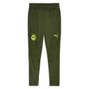 プーマ 24-25 BVB ドルトムント トレーニングパンツ 大人用 サッカー トレーニングロングパンツ puma 777617-07