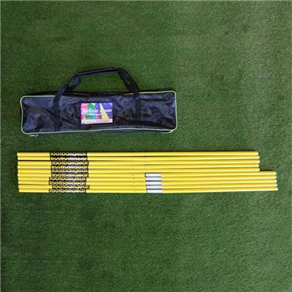 【メーカー直送品】フットボールギア トレーニングポール 25mm(杭付き) 10本 トレーニング 障害物 foot..