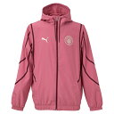 プーマ 24-25 MCFC マンチェスターシティ プレマッチ ウーブン ジャケット 大人用 サッカー トレーニングウェア puma 777580-26(4)