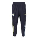 プーマ 24-25 MCFC マンチェスターシティ プレマッチ ウーブンパンツ 大人用 サッカー トレーニングパンツ puma 777581-24