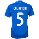 【スピード出荷】アディダス 2024 イタリア代表 #5 カラフィオーリ ホーム レプリカユニフォーム 大人用 サッカー レプリカシャツ 半袖 adidas J...