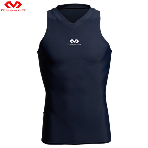 マクダビッド V-タンク 大人用 ノースリーブインナーシャツ McDavid M885