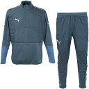 プーマ INDIVIDUAL WINTERIZED 1/4 トップ&パンツ 大人用 サッカー トレーニングウェア上下セット puma 659850/659845