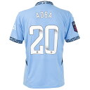【スピード出荷】プーマ 24-25 MCFC マンチェスターシティ #20 藤野あおば ホームレプリカユニフォーム 大人用 サッカーシャツ 半袖 puma 77...
