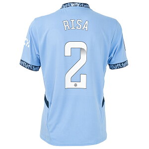 【スピード出荷】プーマ 24-25 MCFC マンチェスターシティ #2 清水梨紗 ホームレプリカユニフォーム 大人用 サッカーシャツ 半袖 puma 775075-01