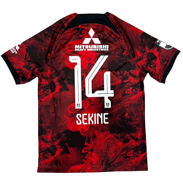 【スピード出荷】ナイキ 2024 浦和レッズ #14 関根貴大 ホームレプリカユニフォーム 大人用 サッカー レプリカシャツ NIKE FN6637-611