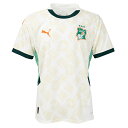 プーマ 2025 コートジボワール代表 アウェイレプリカユニフォーム 大人用 サッカー レプリカシャツ 半袖 puma 777210-02