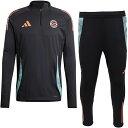 アディダス 24-25 FCバイエルン ミュンヘン トレーニングトップ& 大人用 サッカー トレーニングウェア 上下セット adidas KQN05/KQN02