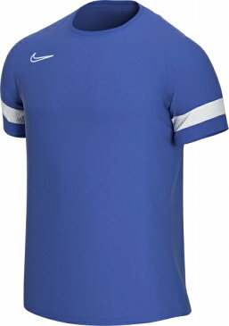 ナイキ DRI-FIT アカデミー21 ショートスリーブ トップ 大人用 サッカートレーニングシャツ NIKE CW6101-480(ゲームロイヤル)