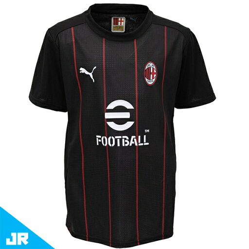プーマ 24-25 ACM ACミラン プレマッチ SSシャツ Jr ジュニア用 サッカー トレーニングシャツ 半袖 puma 779346-07 プーマ 24-25 ACM ACミラン プレマッチ SSシャツ Jr ジュニア用 サッカー トレーニングシャツ 半袖 puma 779346-07