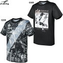 フィンタ ele グラフィックTシャツ 大人用 サッカー フットサル 半袖 プラクティスシャツ FINTA FT4409
