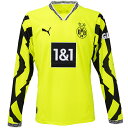 プーマ 24-25 BVBドルトムント アニバーサリー レプリカユニフォーム 長袖 大人用 サッカー レプリカシャツ puma 777597-04