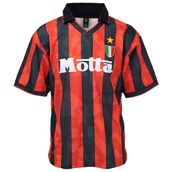 ACミラン 93-94 ホーム レトロシャツ 大人用 サッカー シャツ 半袖 MILAN94H