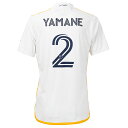 【スピード出荷】アディダス 2025 ロサンゼルス・ギャラクシー #2 山根視来【スポンサー、MLSリーグバッジ】 ホームレプリカユニフォーム 大人用 サッカー...
