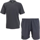 ニューバランス Black OutメッシュニットショートスリーブTシャツ&ショーツ 大人用 サッカー プラクティス上下セット NewBalance AMT55207/AMS55200-CHC