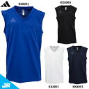 アディダス キッズ スリーブレスVネックインナートップ ジュニア用 サッカー ノースリーブシャツ adidas ODW40