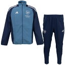 アディダス 25-26 アーセナルFC プレゼンテーションジャケット&パンツ 大人用 サッカー トレーニングウェア上下セット adidas KRM91-JJ1790/KRM89-JJ1787