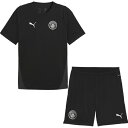 プーマ 25-26 MCFC マンチェスターシティ トレーニングシャツ&ショーツ 大人用 サッカー プラクティス上下セット puma 781992-14/782...