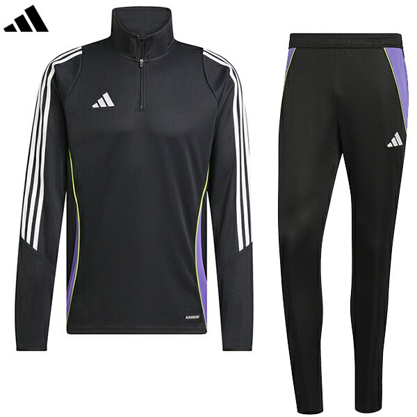 アディダス TIRO24 トレーニングトップ&パンツ 大人用 サッカー トレーニングウェア上下セット adidas HAS96-JW4375/KNS67-JW4...