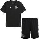 プーマ 25-26 MCFC マンチェスターシティ トレーニングシャツ&ショーツ 大人用 サッカー プラクティス上下セット puma 781992-14/782...
