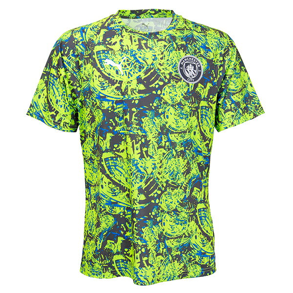 プーマ 25-26 MCFC マンチェスターシティ プレマッチ SS シャツ 大人用 サッカー トレーニングシャツ 半袖 puma 782167-12