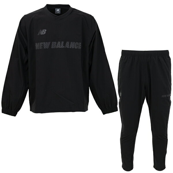 ニューバランス Black Out ストレッチウーブントップ&パンツ 大人用 サッカー トレーニングウェア上下セット NewBalance AMT55263/A...