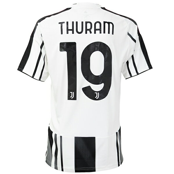 【スピード出荷】アディダス 25-26 ユベントス #19 テュラム ホーム レプリカユニフォーム 大人用 サッカーレプリカシャツ 半袖 adidas KPK59-JJ4320