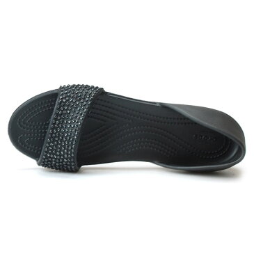 クロックス リナ エンベリッシュド ドルセー ウィメン 204361 レディース サンダル Women's Crocs Lina Embellished D'Orsay Flat 176 060 488 オープントウ クロスライト (1806)