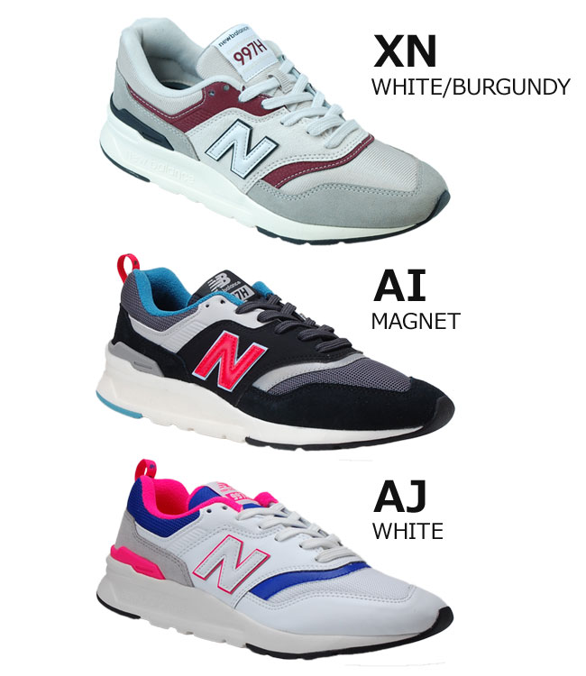 【ポイント10倍】【送料無料】ニューバランス CM997H new balance メンズ レディース スニーカー ランニングシューズ new balance EA EC チームレッド ブラック 23.0cm〜27.0cm D幅 ジョギング 婦人 紳士 靴(1904)(北海道・沖縄は追加送料がかかります)